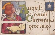 Postcard Angels Carol Christmas Greetings  picture