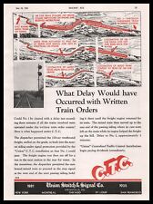 1935 Union Switch & Signal San Francisco CA Railroad Traffic Control Print Ad picture