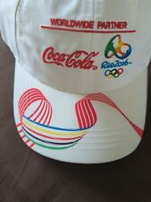 Coca Cola Rio 2016 Olympic Worldwide Partner Hat Adjustable- NEW picture