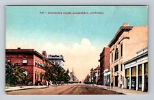 Bakersfield CA- California, Nineteenth Street, Advertisement, Vintage Postcard picture