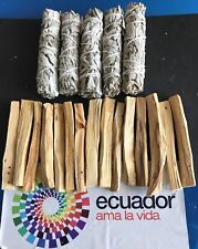15 Palo Santo Wood & 5 White Sage Smudge Sticks: Cleansing Negativity Removal picture