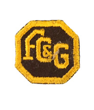 Fernwood, Columbia & Gulf Railroad FC&G Employee Uniform Shirt Hat Patch Vintage picture