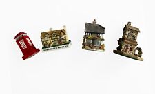 Lot of 4 Miniature English Countryside Collectibles from England picture