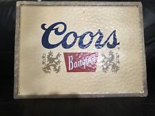 Rare Coors Banquet beer sign used good condition 24