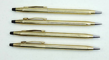 Lot of Cross 1/20 12k Gold Filled Ballpoint Pens & Mechanical Pencil Made in USA picture