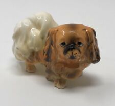 Vintage PEKINGESE Dog Small Figurine Figure Animal Unmarked Japan? picture