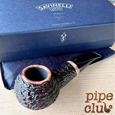 Savinelli Porto Cervo Rusticated Author (320 KS) 6mm Filter Tobacco Pipe - NEW picture