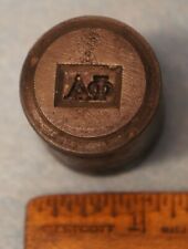 Antique  PHI ALPHA Fraternity Pin * STEEL STAMPING DIE * JN1540 picture