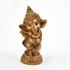 Brass Heavy Dancing Ganesh Idol and Figurines for Temple picture
