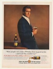 1964 Hugh O'Brian Heublein Whiskey Sour Photo Ad picture