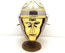 Medieval Warrior Brand Imperial Gallic Face Roman Helmet picture