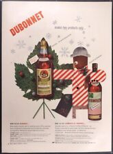Vintage Magazine Ad Dubonnet Christmas Collage artist Paul Rand picture