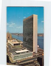 Postcard A view of United Nations Headquarters looking north New York USA picture