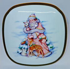 Fitz And Floyd 'WINTER HOLIDAY' Large Square Lidded Trinket Box/Candy Dish - NIB picture