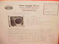 1941 BUICK ROADMASTER CENTURY SUPER UNITED MOTOR DELCO GM RADIO SERVICE MANUAL 2 picture