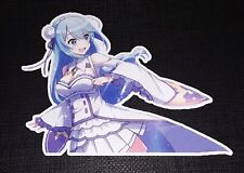 Aqua from Konosuba as Emilia ReZERO Re Zero Glossy Sticker Anime Waterproof picture