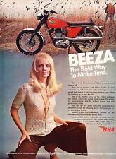 1969 Beeza BSA Starfire 250cc Motorcycle Bike Advertisement Print Art Ad J592 picture