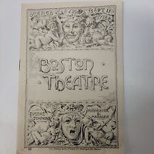 Antique Boston Theatre April 8 1895  Wagner Opera in German picture