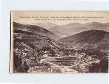 Postcard View on the Paillon Valley and Alps Grande Corniche Road France picture