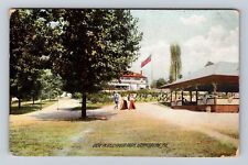 Harrisburg PA-Pennsylvania, Reservoir Park, Antique, Vintage c1908 Postcard picture