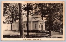 Postcard M.E. Church Round Top New York c1940s picture