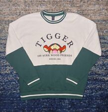 Retro Disney Tigger Sweatshirt Crewneck Embroidered Mens Large  picture