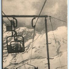 c1910s WWI Italy Tofane Mountain Cableway Postcard Photo Ellotipia E Calzone A10 picture