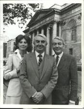 1985 Press Photo Gayle Hunnicutt, Milo O'Shea and Patrick Bedford of 