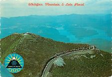 AERIAL VIEW LAKE PLACID NEW YORK NY MIRROR BUCK MOOSE HAWK ISLANDS WHITEFACE PC picture