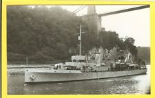 1918-20s British Minesweeper HMS Mistley - Hunt Class - Vintage Photo picture