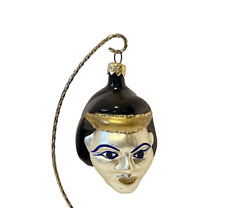 Vintage Glass Christmas Ornament Egyptian Queen Kurt Adler picture