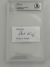 Phil Knight Signed Cut Auto Beckett BAS CEO Nike Authentic picture