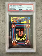 1982 Topps Donkey Kong sticker PSA 10 💎 It’ll Drive U Bananas Nintendo Arcade picture