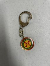 Vintage Royal Mail Brass Key Chain 1st Class picture