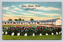 Swiss Chalet Motel Rte 5 & 20 Seneca Falls New York NY Roadside America Postcard picture