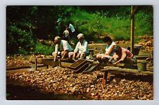 Franklin NC-North Carolina, Sluicing At Ruby Mines, Antique, Vintage Postcard picture