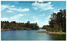 Vintage Greetings From Wabeno Wisconsin Postcard - P44 - #13 picture