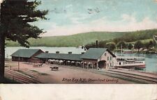 1900's NH Postcard - Alton Bay Steamboat Landing SS Mt Washington - Germany -005 picture