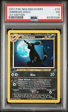 PSA 3 1st Edition Umbreon Holo #13/75 2001 Pokemon Neo Discovery Card 2328 picture