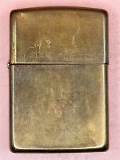 Vintage 1932-1992 Replica Solid Brass Zippo Lighter picture