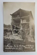 WW1 Nancy, France Bombed out Building RPPC Real Photo 1917 Postcard F84 picture