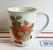 Vintage Otagiri Gibson Greeting Cards Strawberries Coffee Tea Mug picture