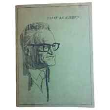 I SEEK AN AMERICA Original 1964 Barry Goldwater Campaign Pamphlet VTG A+ Cond picture