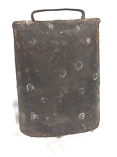 Hand Riveted Iron Cow Bell Rustic Antique picture