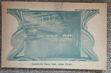 C.1900 Art Nouveau Mammoth Dance Hall - Cedar Point Ohio  Postcard picture