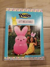 Pink 4 Ft Inflatable Peep Bunny Easter, New In Box picture