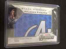 2021 UD MARVEL BLACK DIAMOND CHRIS HEMSWORTH AS THOR POLISHED PATCHES picture
