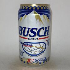 Busch NASCAR Talladega Speedway beer can, bottom opened picture
