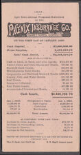 Phoenix Insurance of Hartford CT Semi-Annual Financial Statement folder 1886 picture