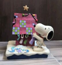 Peanuts Snoopy Christmas Jim Shore Collection Prepping For Santa Figure  picture